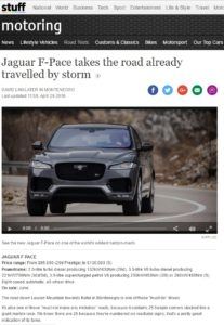 Jaguar F-Pace Stuff.nz