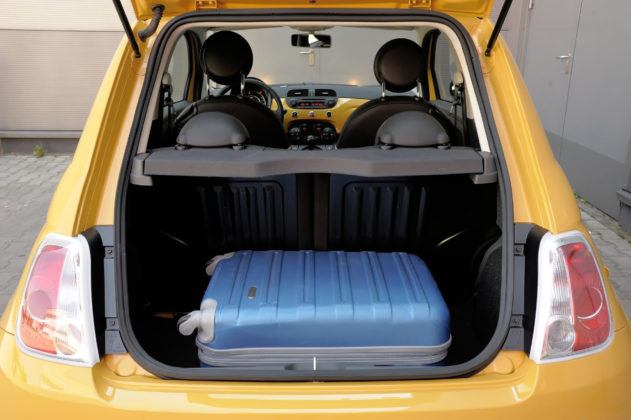 Używany Fiat 500 - opinie - bagażnik