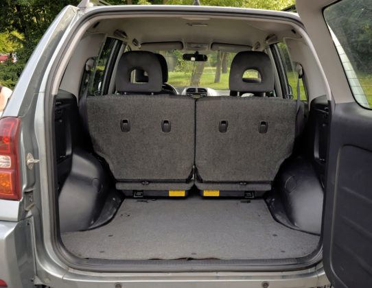 Toyota RAV4 II - bagażnik