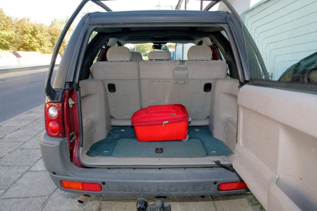 Land Rover Freelander - bagażnik