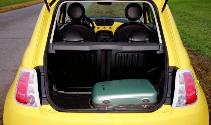 Fiat 500 - bagażnik