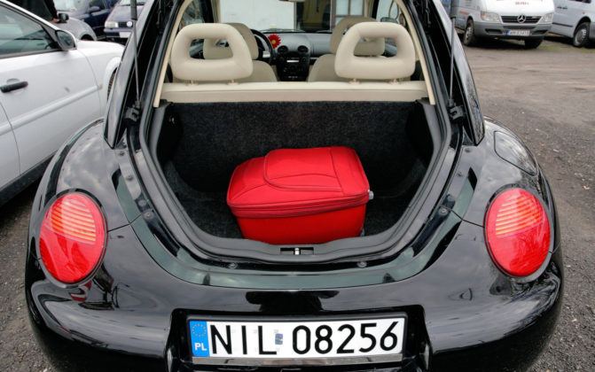 VW New Beetle - bagażnik