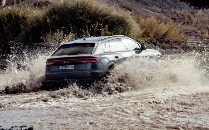 Audi Q8 - zdjęcia terenowe