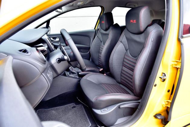 Renault Clio R.S. - fotel kierowcy