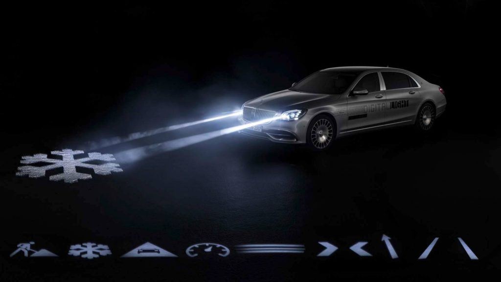 Mercedes-Maybach Klasy S z systemem Digital Light