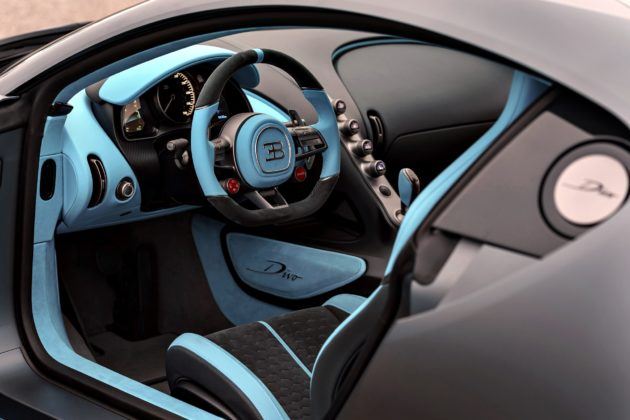 Bugatti Divo - wnętrze