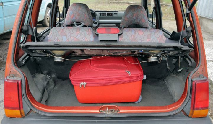 Daewoo Tico - bagażnik