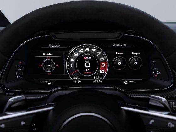 Audi R8 po liftingu (2019)