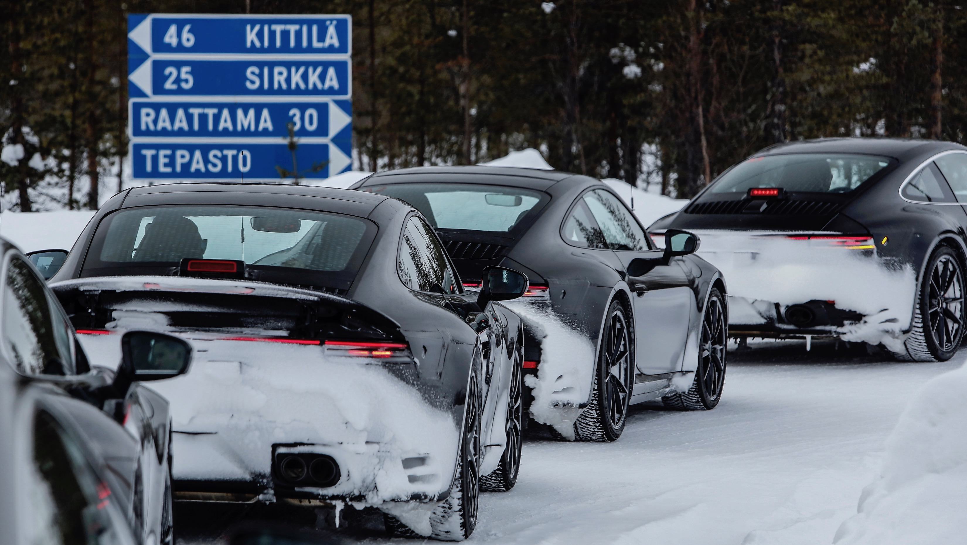Ciężkie życie prototypów nowe Porsche 911 (ZDJĘCIA)