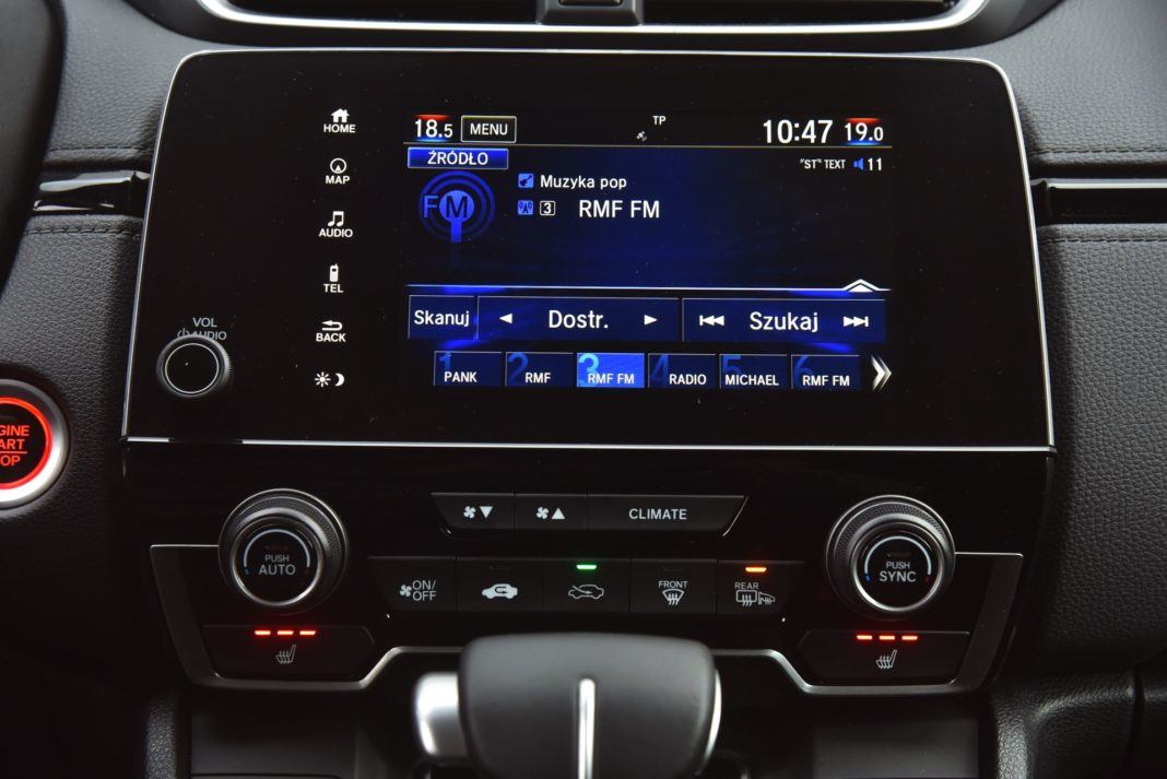 Honda CR-V V - ekran