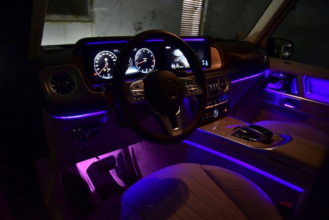 Mercedes G 500 - oświetlenie nastrojowe