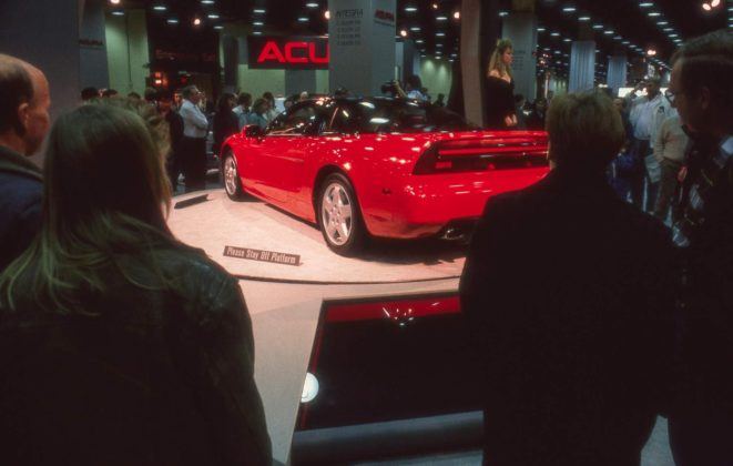Prototyp Acura NS-X, salon samochodowy w Chicago 1989