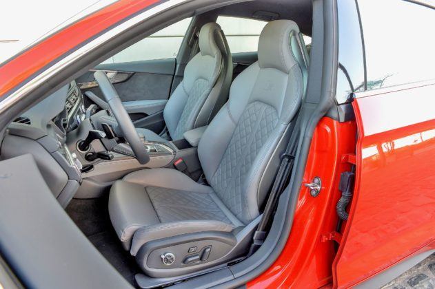 Audi S5 Sportback - fotel kierowcy