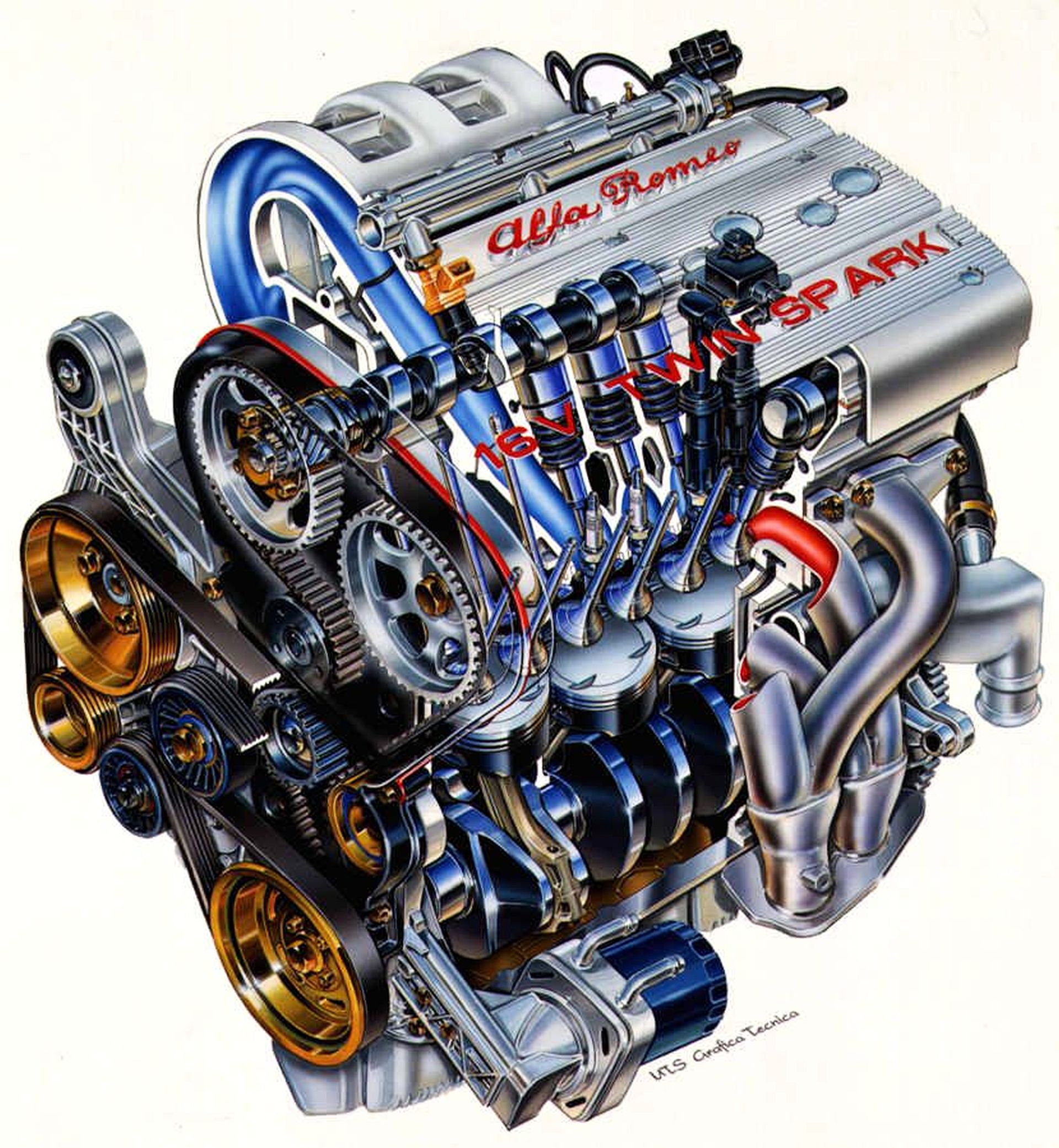Двигатели alfa romeo. Двигатель Альфа Ромео 156 2.0 Твин Спарк. Двигатель Твин Спарк Альфа Ромео. Alfa Romeo Twin Spark 16v. Alfa Romeo 1.8 Twin Spark.