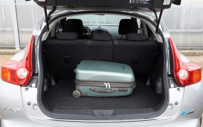 Nissan Juke - bagażnik