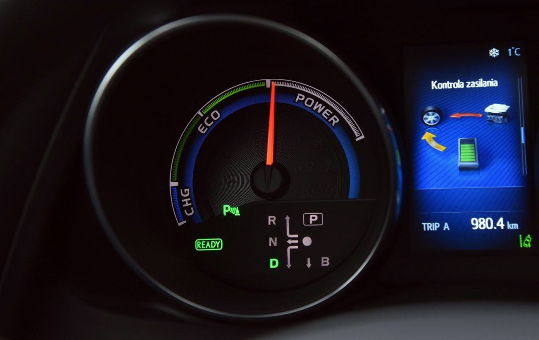 Toyota Auris TS Hybrid - zegar