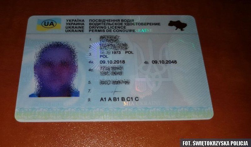 Ukraińskie prawo jazdy