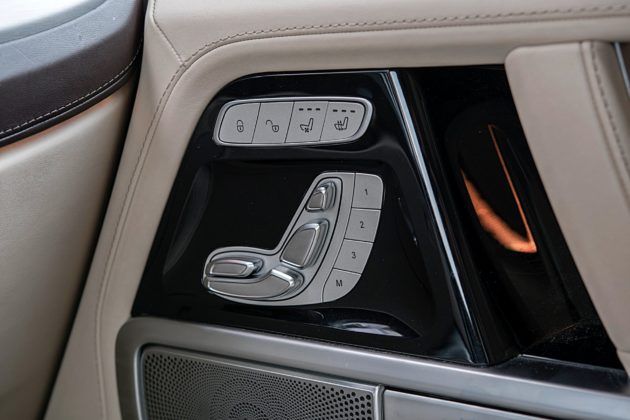 Mercedes G 500 – sterowanie fotelami