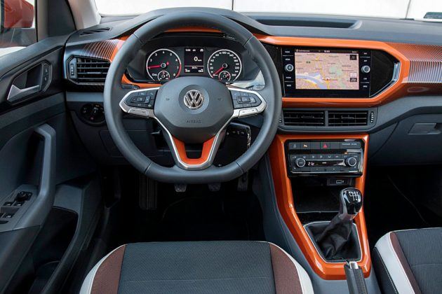 VW T-Cross – deska rozdzielcza