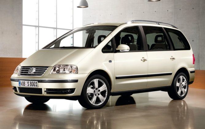 9. Volkswagen Sharan I (173 tys. km)