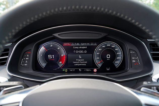 Audi S7 Sportback – wskaźniki