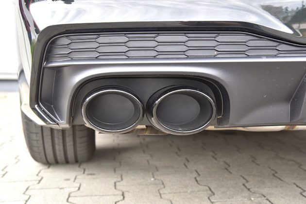 Audi S7 Sportback – końcówki wydechu