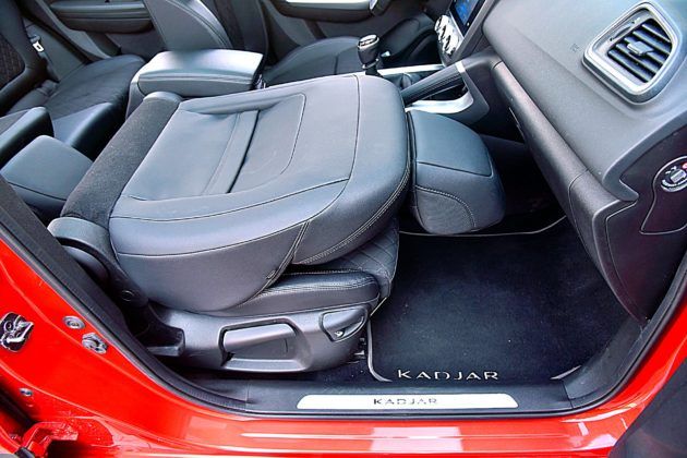 Renault Kadjar – składany fotel