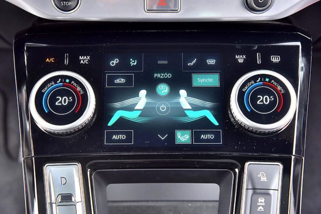 Jaguar I-Pace EV400 AWD – obsługa klimatyzacji