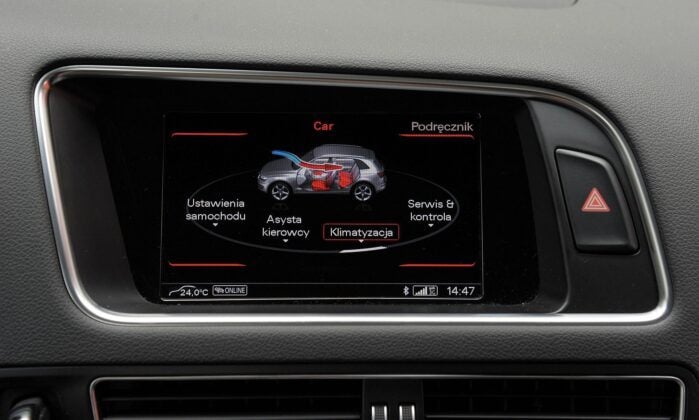 Audi Q5 8R ekran