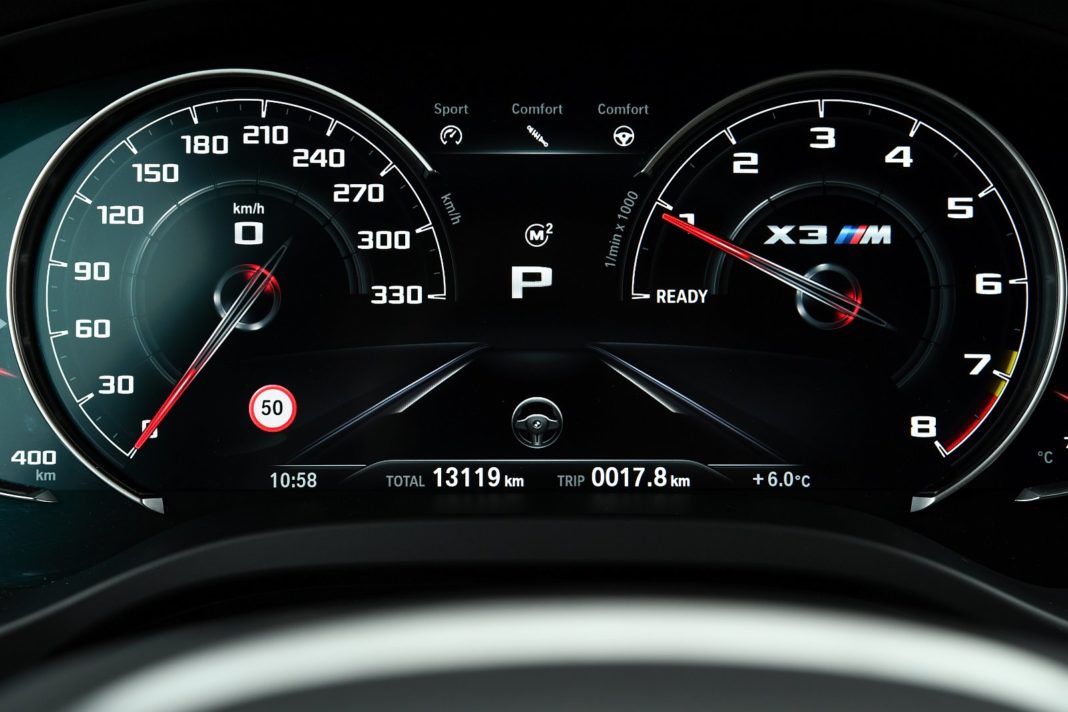BMW X3 M (2020) - zegary