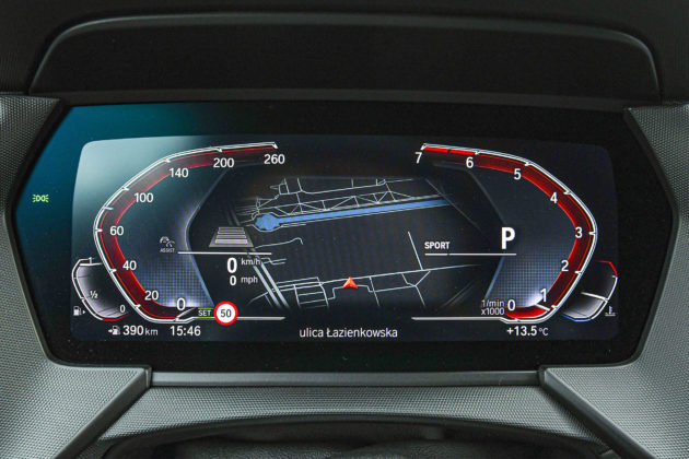 BMW serii 1 - ekran wskaźników