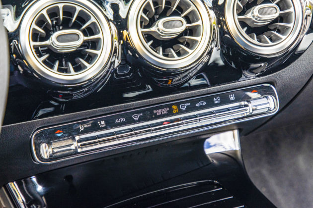 Mercedes klasy A - panel klimatyzacji