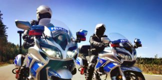 Policja motocykle Yamaha