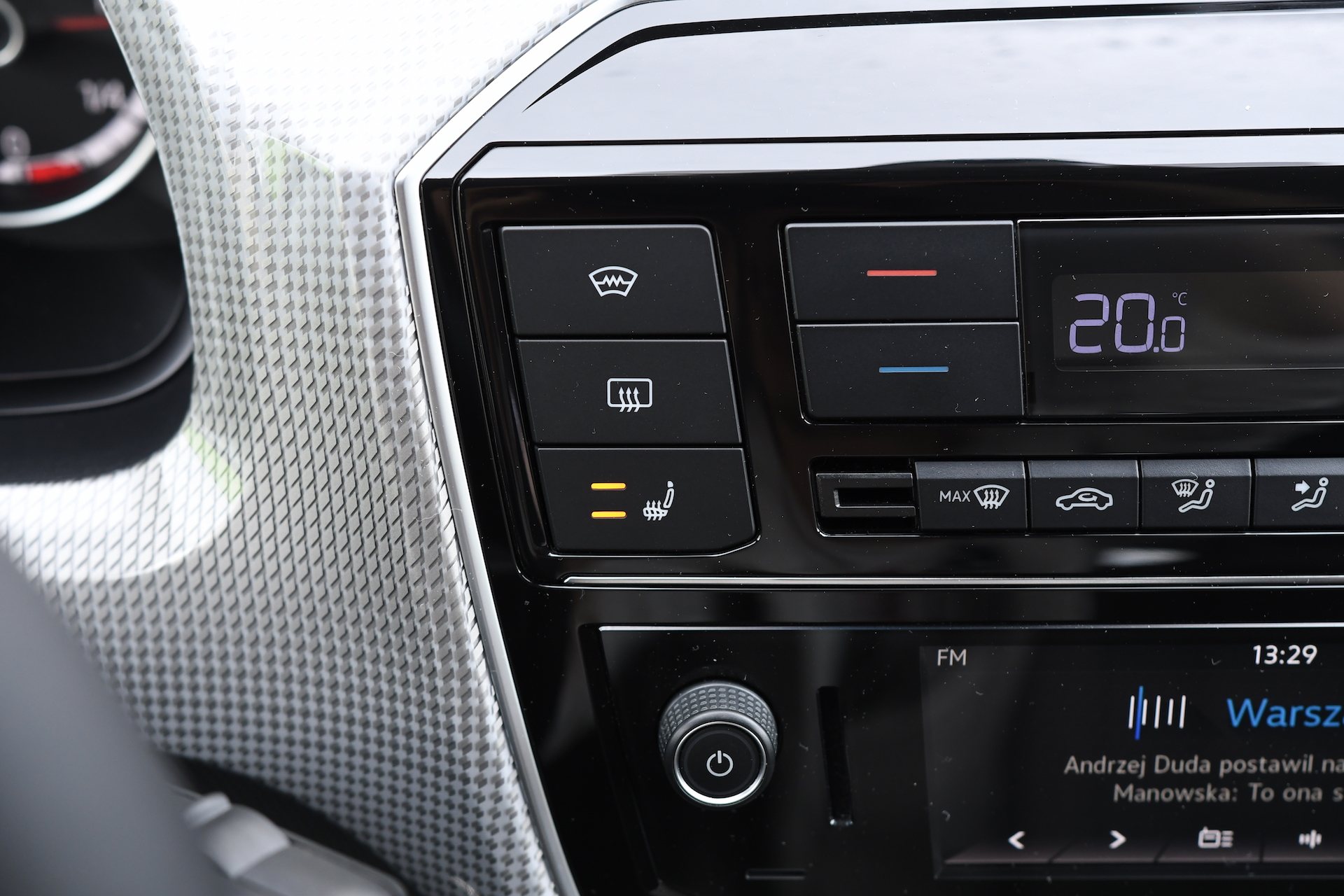 Volkswagen e-up - klimatyzacja