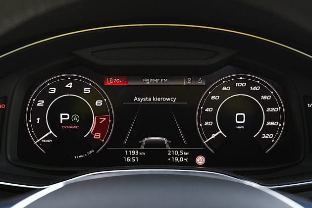 Audi RS 6 Avant – zegary