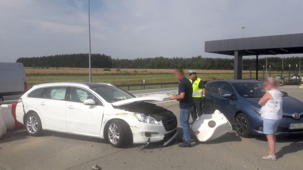 Wypadek na autostradzie