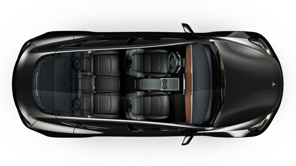 Tesla Model 3 - wnętrze