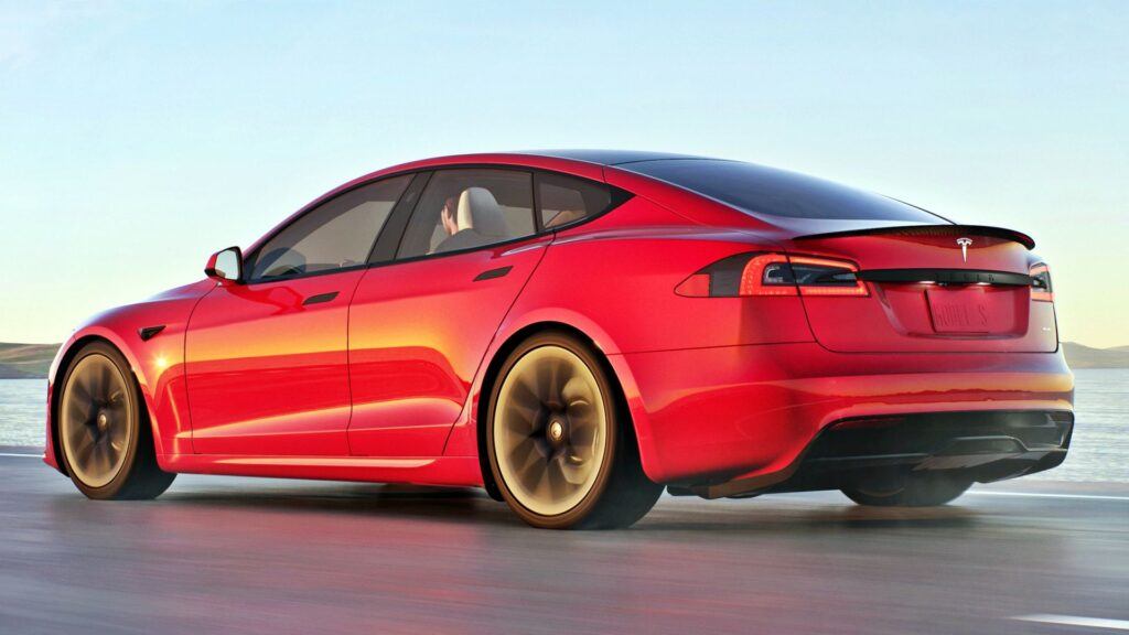 Tesla Model S - tył