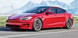 Tesla Model S - przód