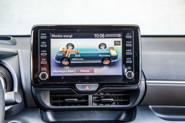 Toyota Yaris 1.5 Hybrid - ekran