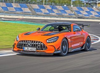 Mercedes-AMG GT Black Series – test na torze