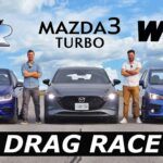 Mazda 3 Turbo kontra Subaru WRX i VW Golf R – test