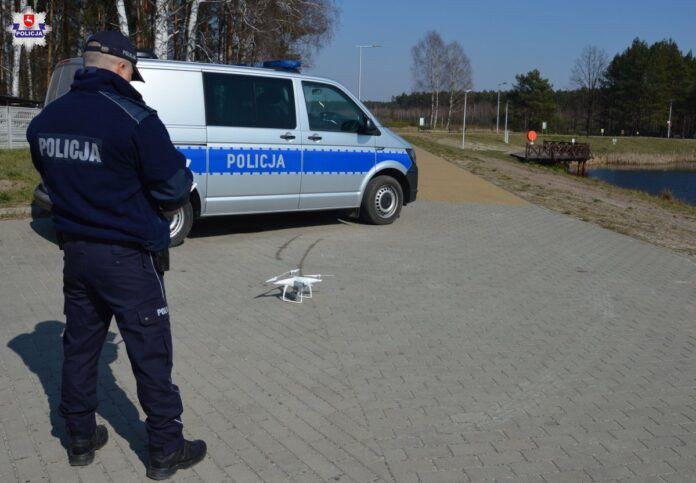 Policja - dron