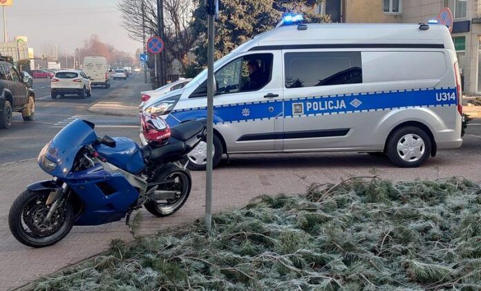 JG-Leszno, policja, motocyklista