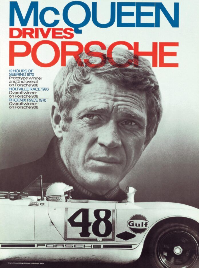 Plakat Porsche Sebring12h 1970
