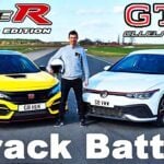 VW Golf GTI Clubsport kontra Honda Civic Type R – test na torze