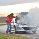 Dym z samochodu