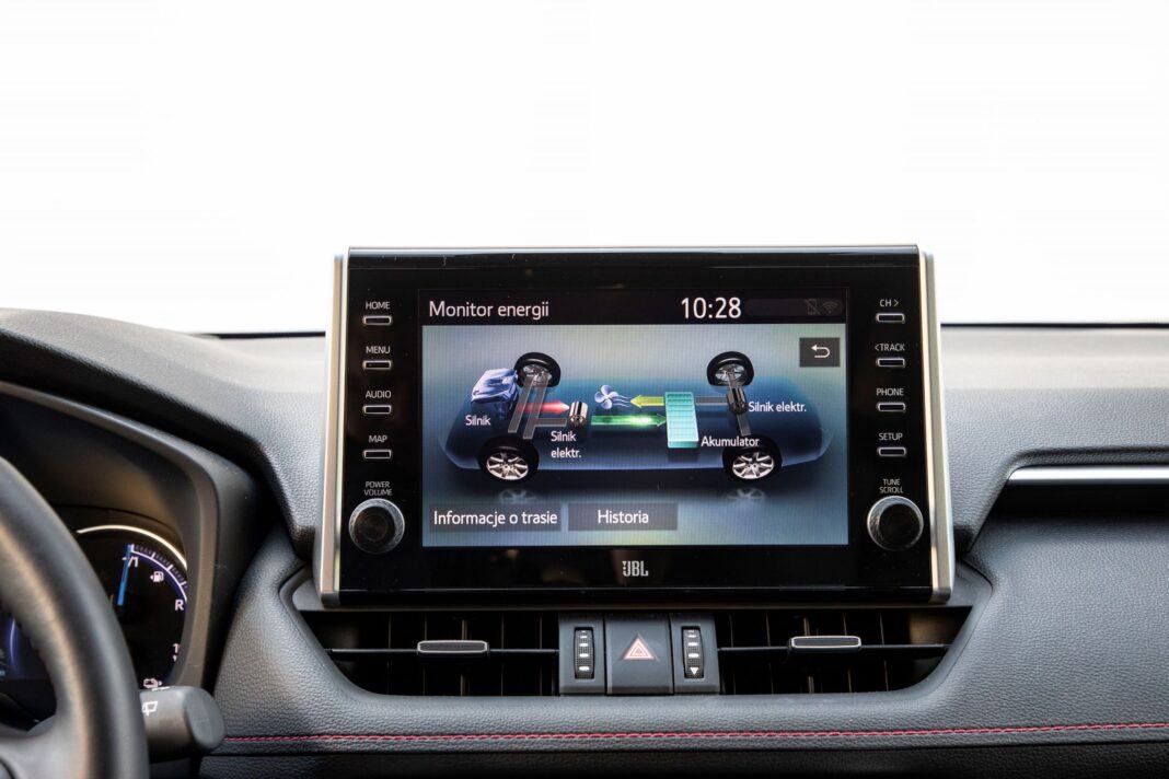Toyota RAV4 Plug-in Hybrid - ekran centralny