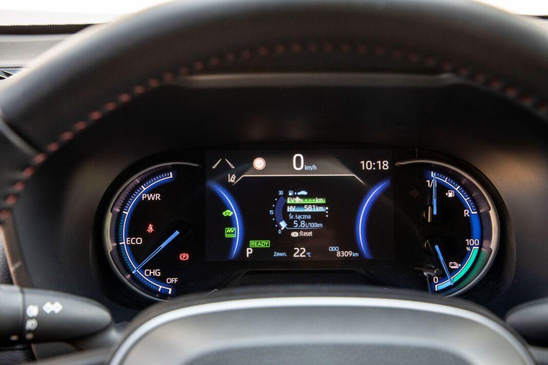 Toyota RAV4 Plug-in Hybrid - zegary