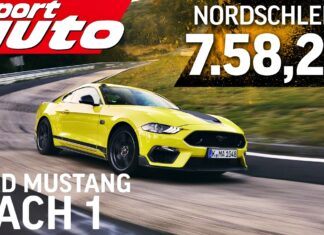 Ford Mustang Mach 1 – test na torze Nurburgring